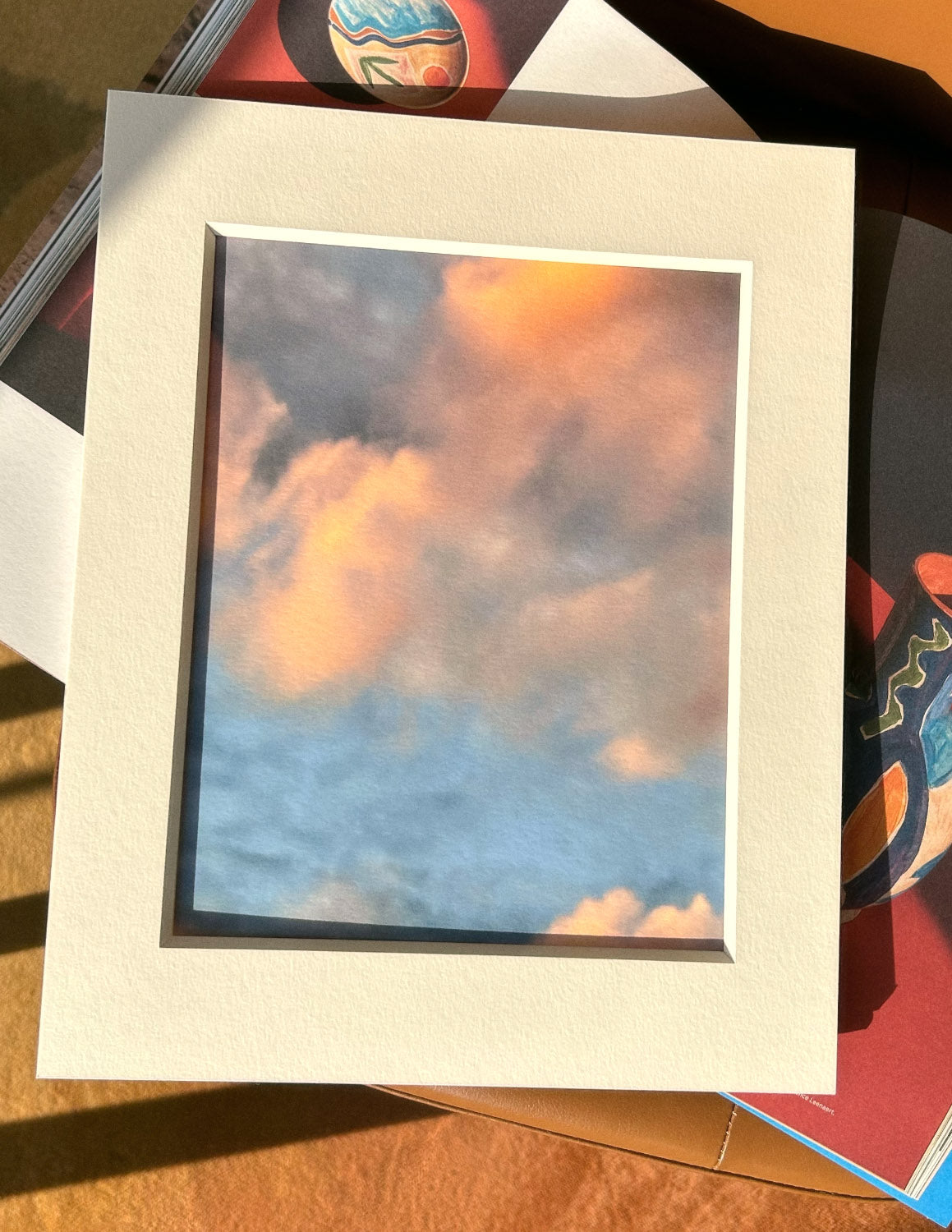6:28:52 PM Limited Edition Cloud Art - Cloud Art Print - Puleun Blue