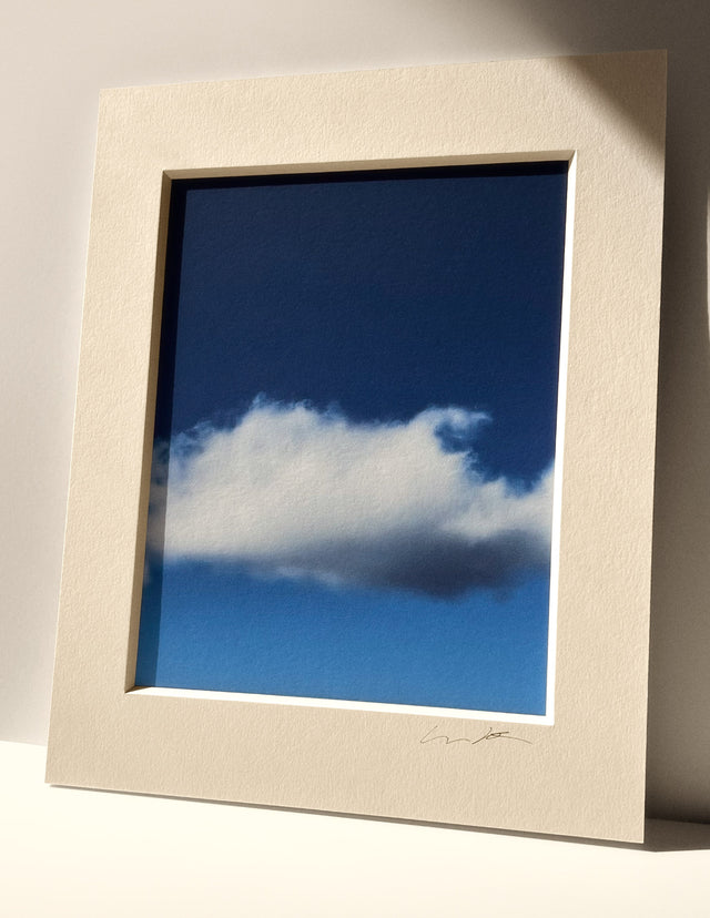 2:52:43 PM - Cloud Art Print - Puleun Blue