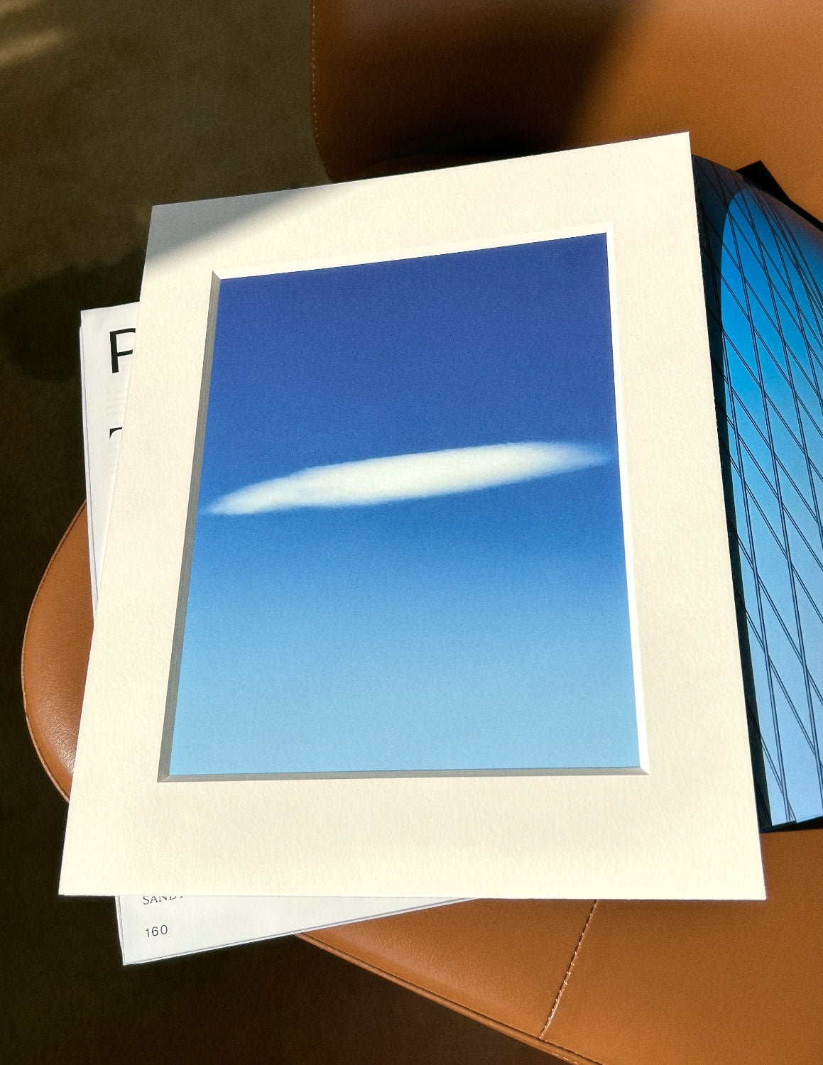 3:48:34 PM Limited Edition Cloud Art - Cloud Art Print - Puleun Blue