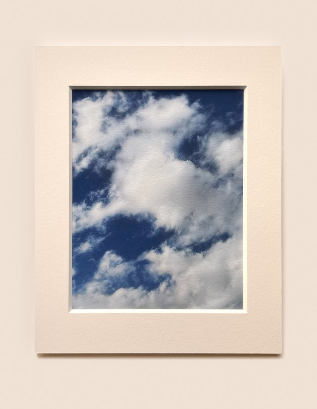 4:34:09 PM - Cloud Art Print - Puleun Blue
