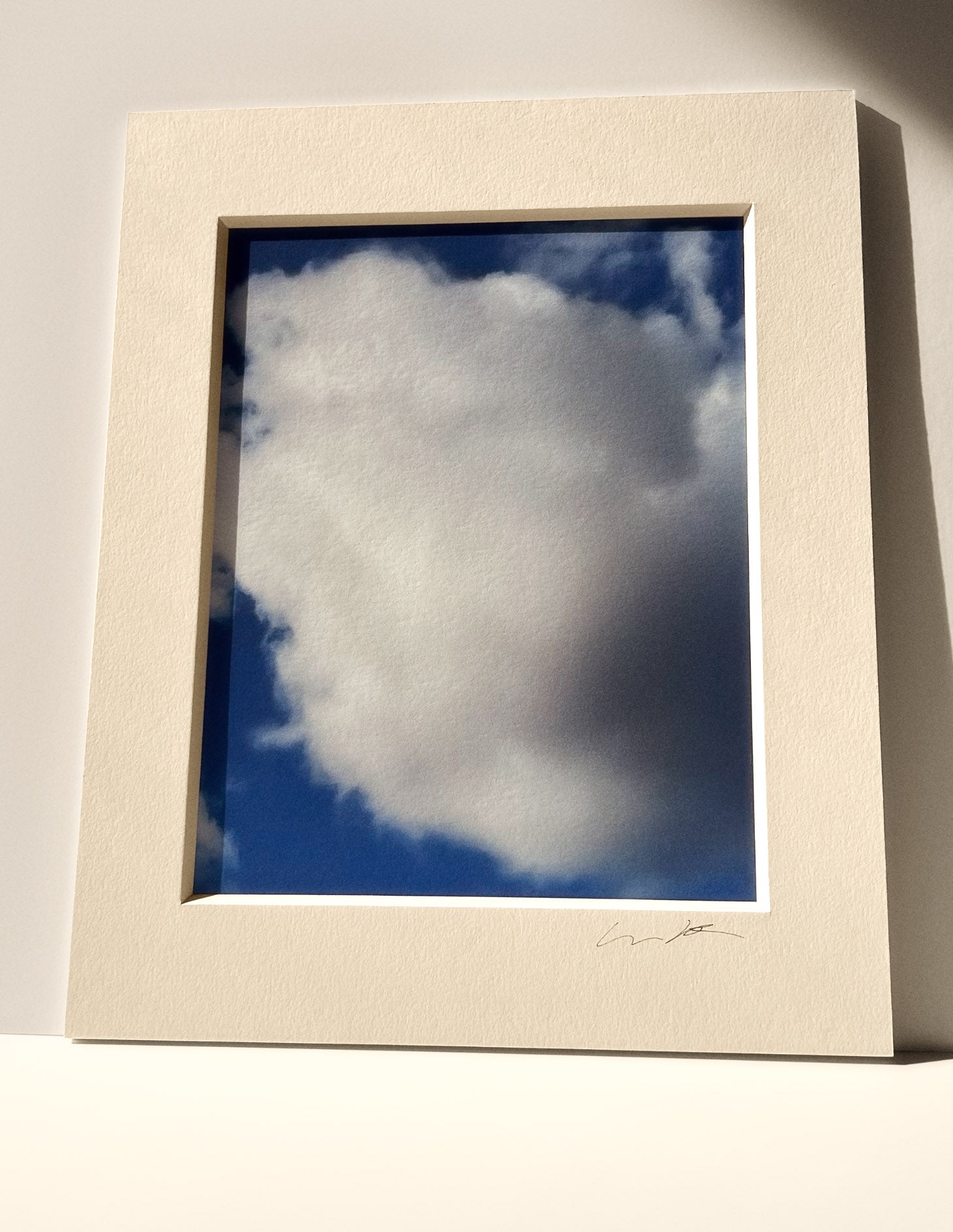 4:35:32 PM - Cloud Art Print - Puleun Blue