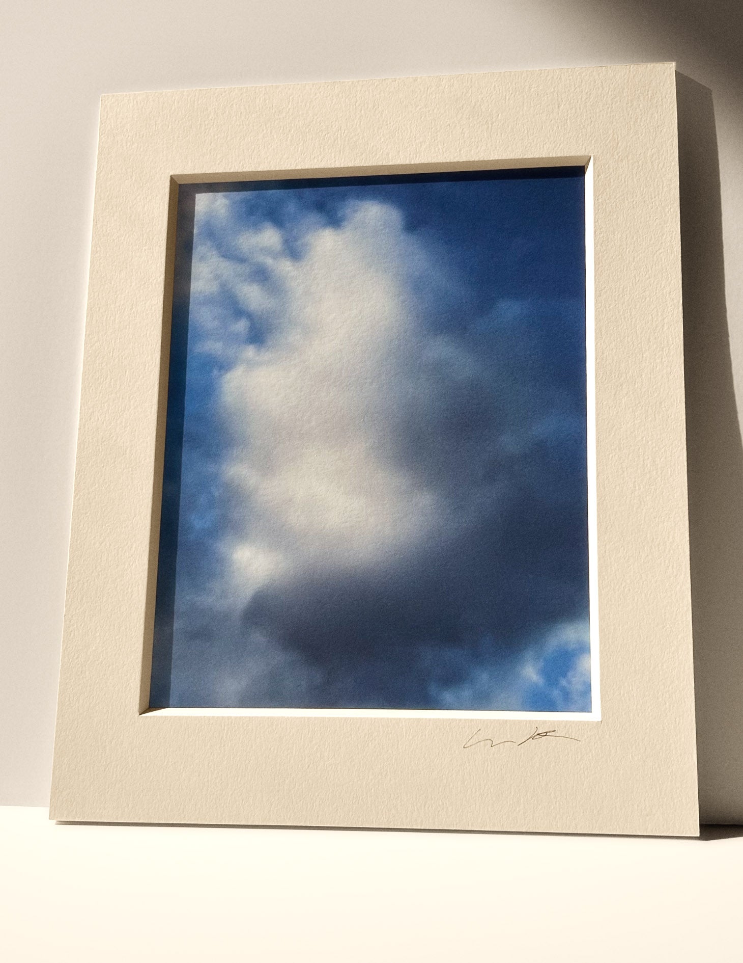 5:16:49 PM - Cloud Art Print - Puleun Blue