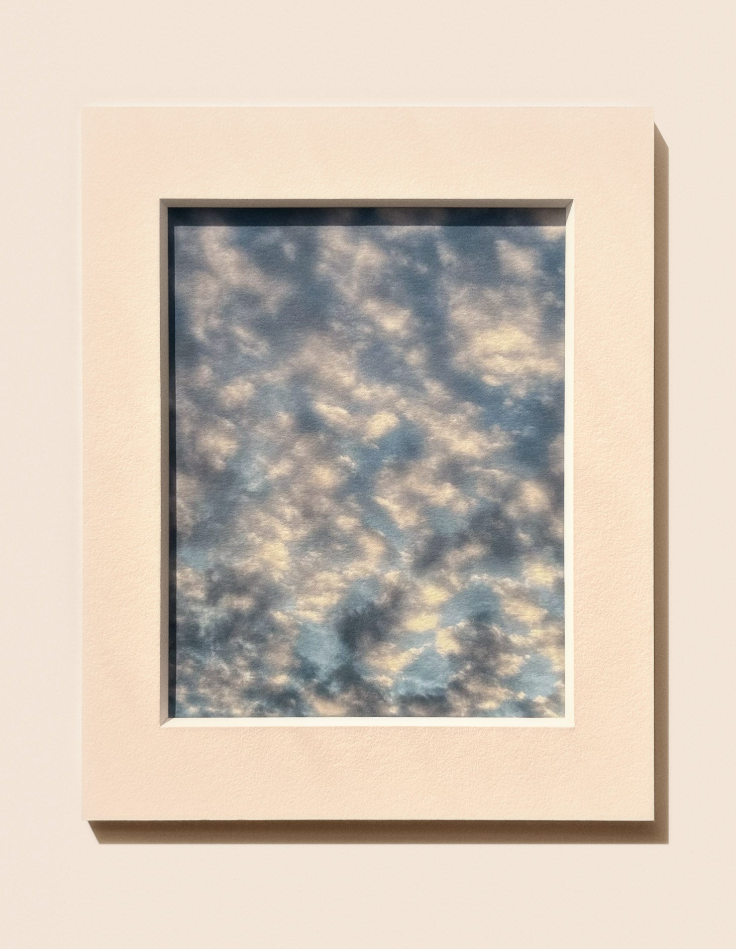7:25:51 PM Limited Edition Cloud Art - Cloud Art Print - Puleun Blue
