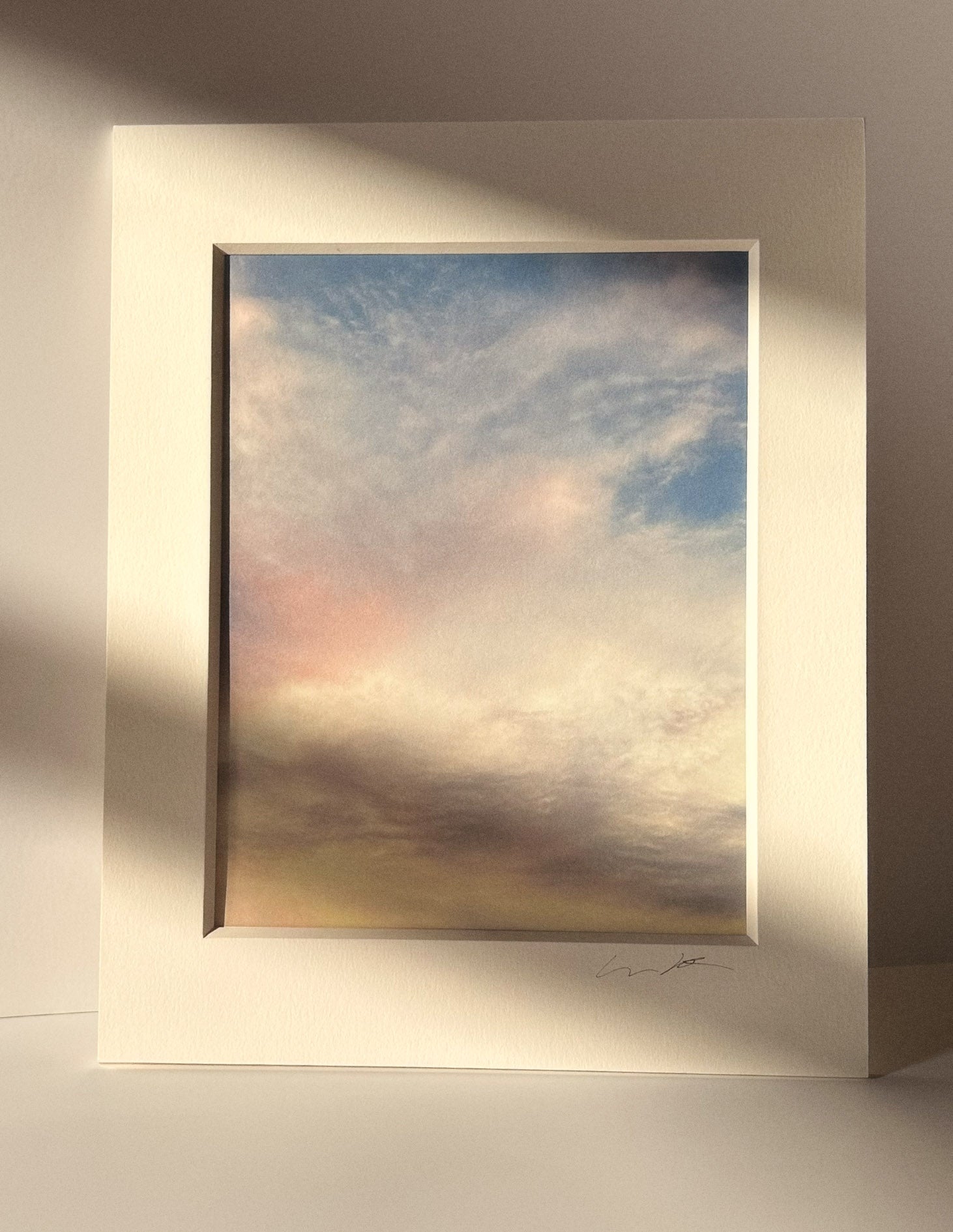 8:14:34 PM Limited Edition Cloud Art - Cloud Art Print - Puleun Blue