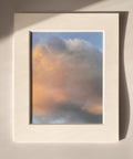 5:06:54 PM - Cloud Art Print - Puleun Blue