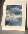 5:35:42 PM - Cloud Art Print - Puleun Blue