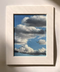 6:36:17 PM - Cloud Art Print - Puleun Blue