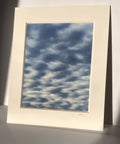 7:16:37 PM - Cloud Art Print - Puleun Blue