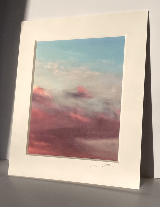 8:30:47 PM - Cloud Art Print - Puleun Blue
