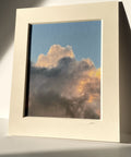 6:59:55 PM - Cloud Art Print - Puleun Blue