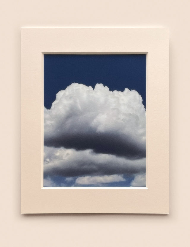 1:04:51 PM - Cloud Art Print - Puleun Blue