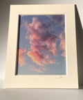 6:46:30 PM - Cloud Art Print - Puleun Blue