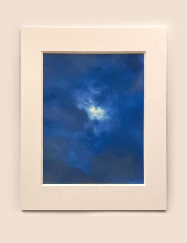 8:50:00 PM - Cloud Art Print - Puleun Blue